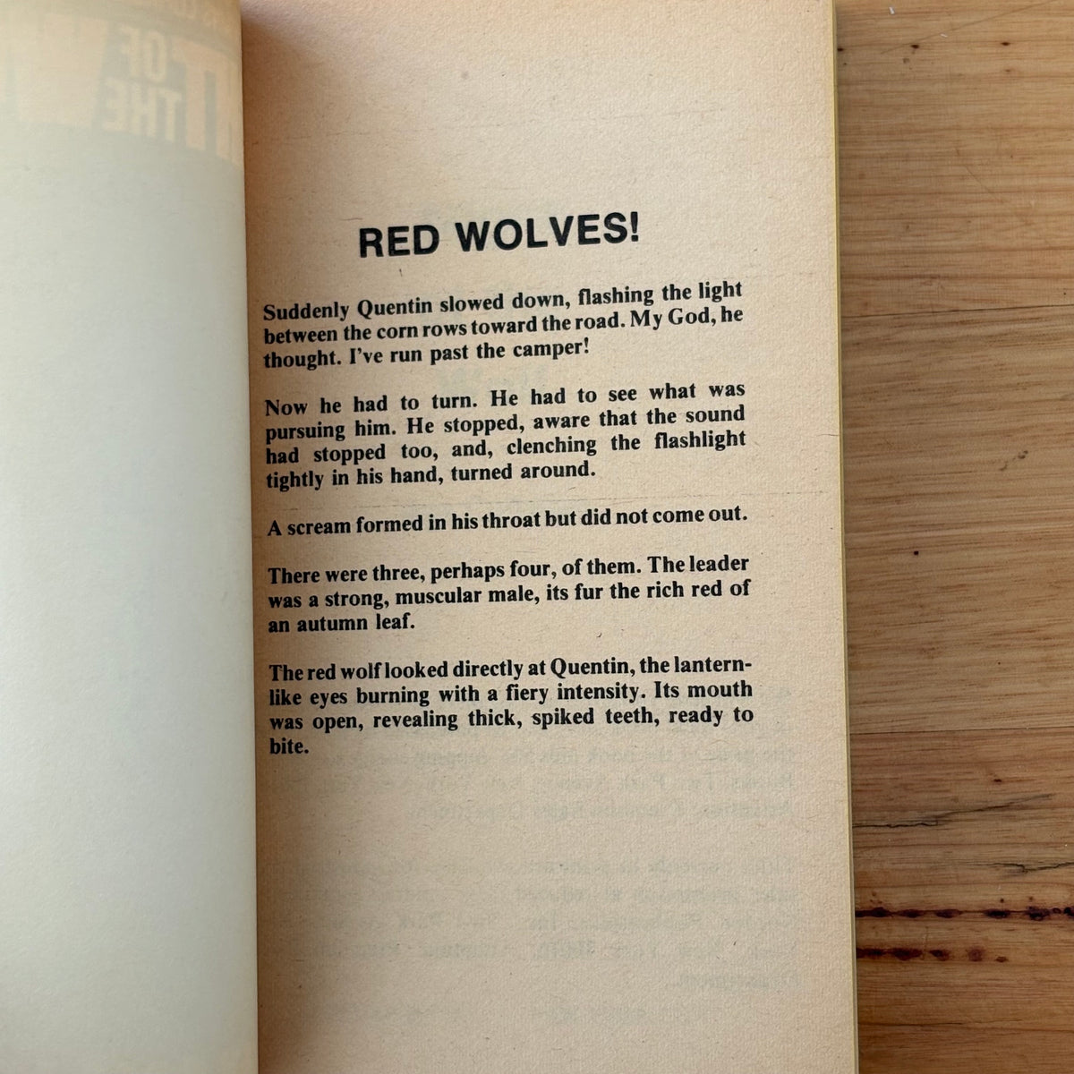 Night Of The Wolf by Jay Callahan Paperback 1979 GD