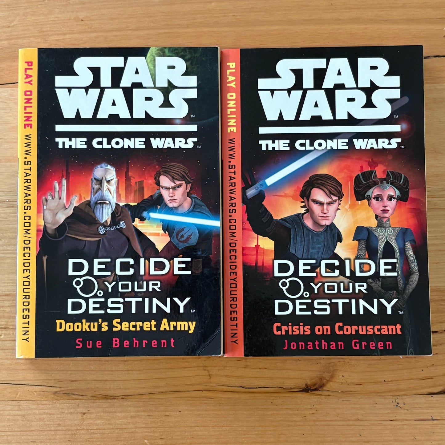 Star Wars The Clone Wars Decide Your Destiny Collection 2 Paperback Books