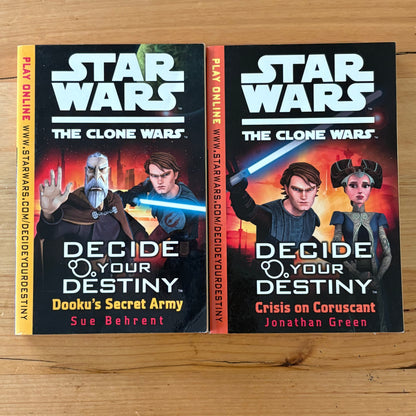Star Wars The Clone Wars Decide Your Destiny Collection 2 Paperback Books
