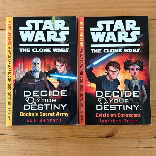 Star Wars The Clone Wars Decide Your Destiny Collection 2 Paperback Books
