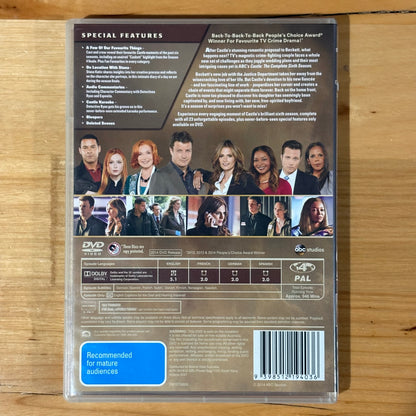 Castle Seasons 1-8 Complete DVD Nathan Fillion US Police Drama PAL 4 VGC