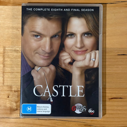Castle Seasons 1-8 Complete DVD Nathan Fillion US Police Drama PAL 4 VGC