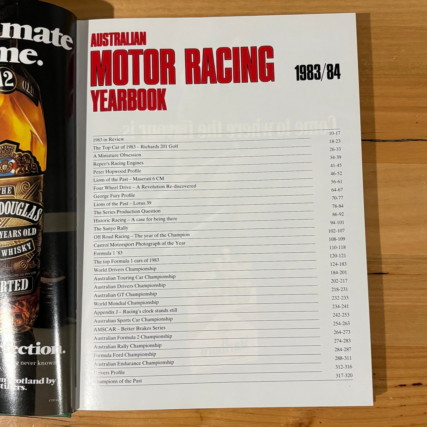 Australian Motor Racing Year 13 Hardcover 1983/84 GD