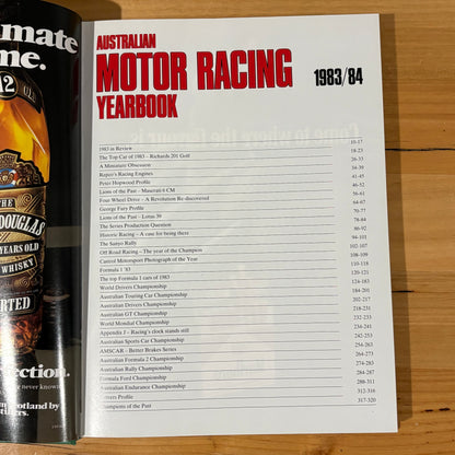 Australian Motor Racing Year 13 Hardcover 1983/84 GD
