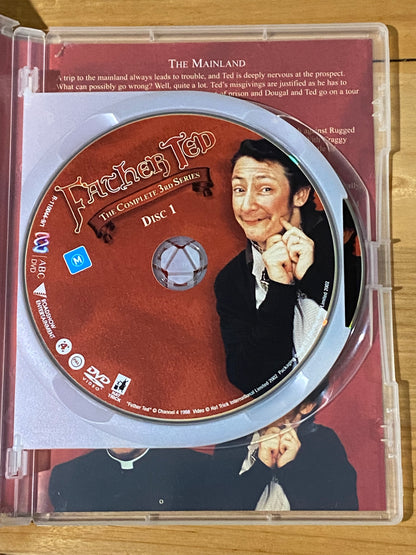 Father Ted Series 3 DVD Comedy 2-Disc Set PAL 4 VGC