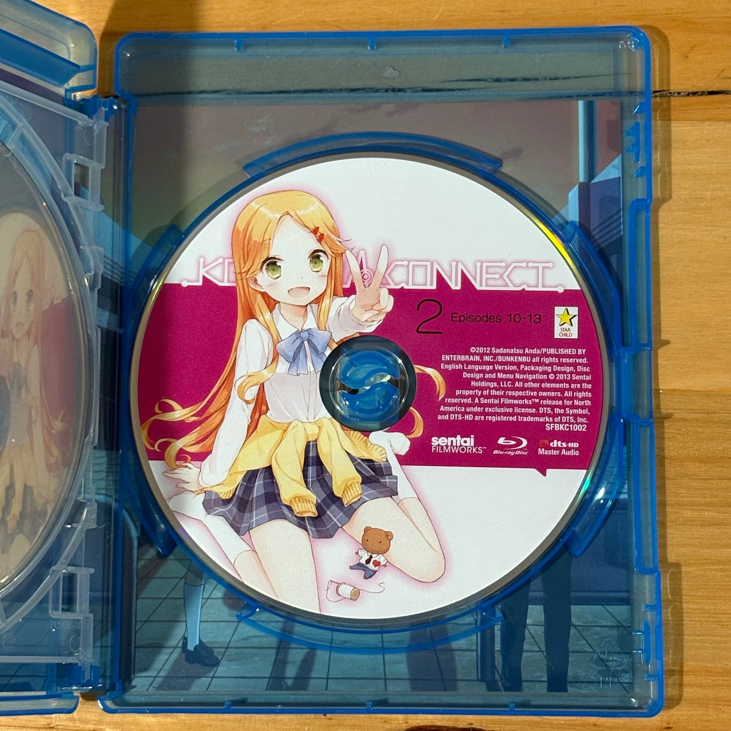 Kokora Connect Blu-ray Anime 2-Disc Set Region B VGC