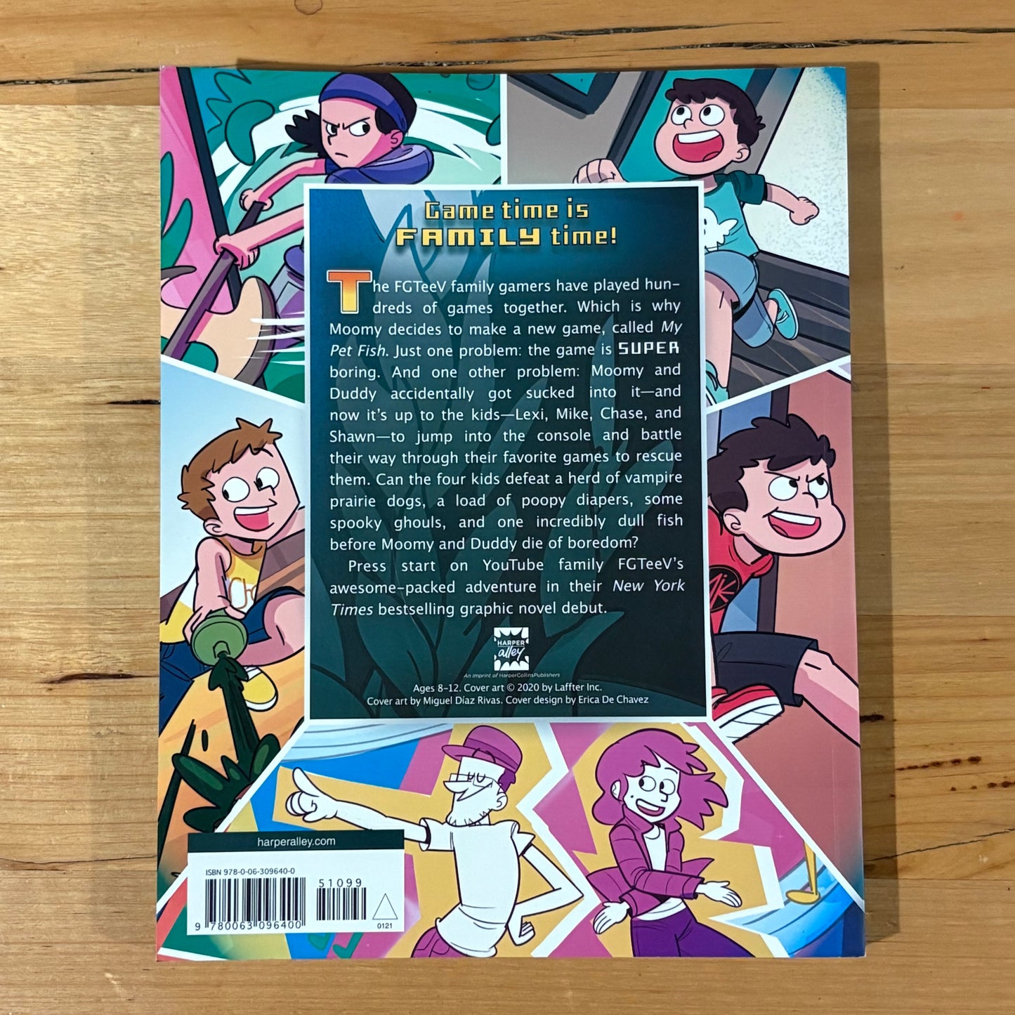 FGTeeV Out Of Time! Saves The World! Into The Game Graphic Novel Bundle