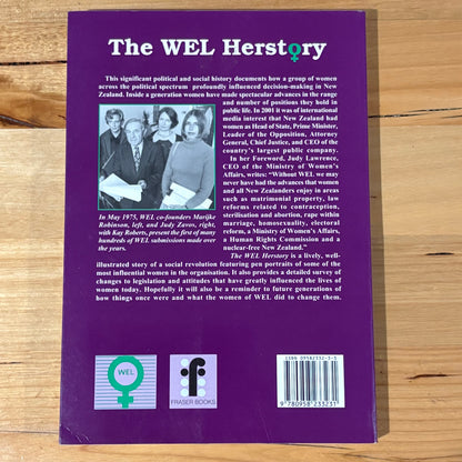 The WEL Herstory Women's Electoral Lobby in New Zealand 1975-2002 Paperback GD