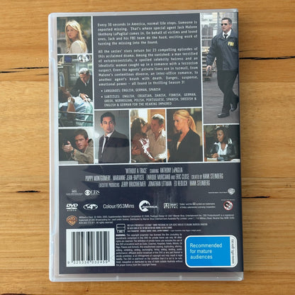 Without A Trace Series 1-3 & 5 DVD 4-Disc PAL 4 - 1 and 2 are New Sealed