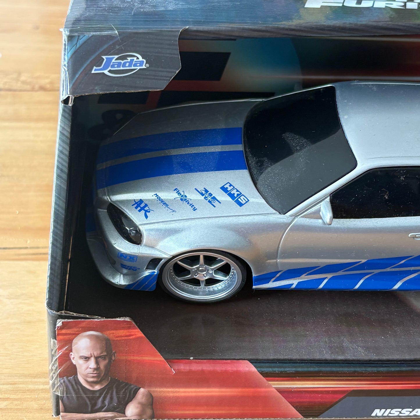 Fast & Furious Brian's Toyota Nissan Skyline RC Car Jada 1:24 2.4GHz Turbo New