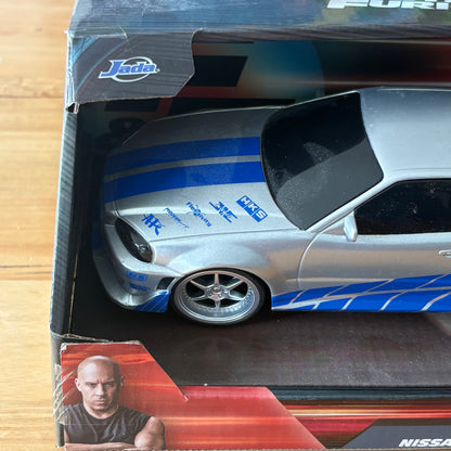 Fast & Furious Brian's Toyota Nissan Skyline RC Car Jada 1:24 2.4GHz Turbo New
