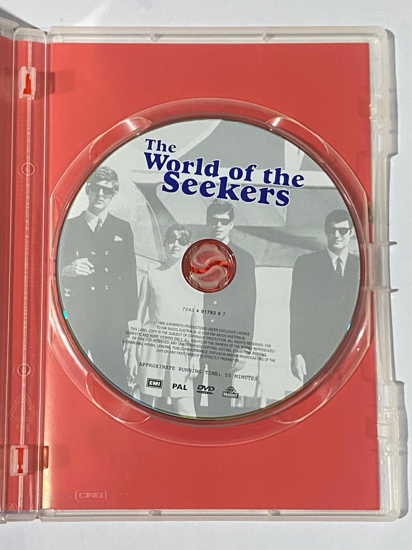 The World Of The Seekers DVD 1968 Collectors Footage PAL 4 VGC