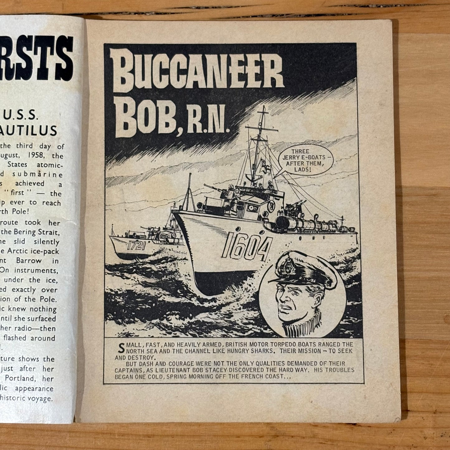 Commando War Comic #618 Buccaneer Bob 1972