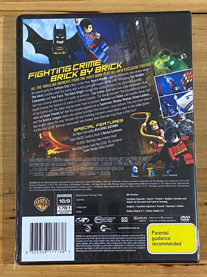 Lego DC Comics Super Heroes 3 DVD Bundle PAL 4 2 Are New And Sealed