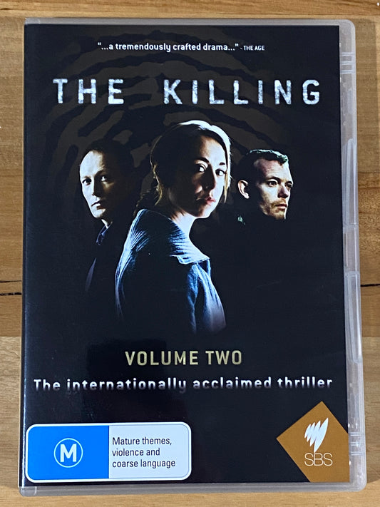 The Killing Volume 2 DVD 3-Disc Set Danish Drama PAL ALL VGC