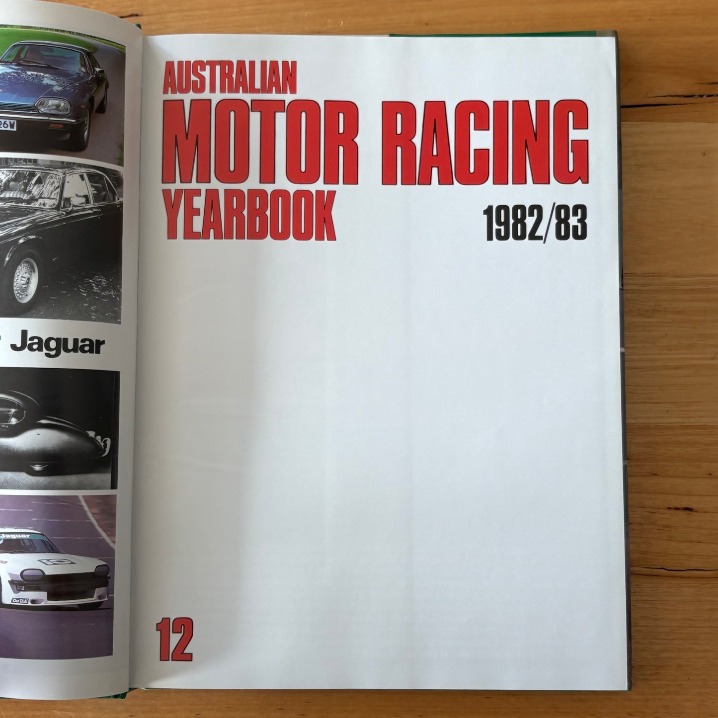 Australian Motor Racing Yearbook 12 1982/83 Hardcover GD