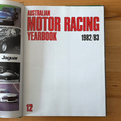 Australian Motor Racing Yearbook 12 1982/83 Hardcover GD