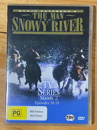 Banjo Patterson The Man From Snowy River Series 2 DVD 2-Disc PAL 4 VGC