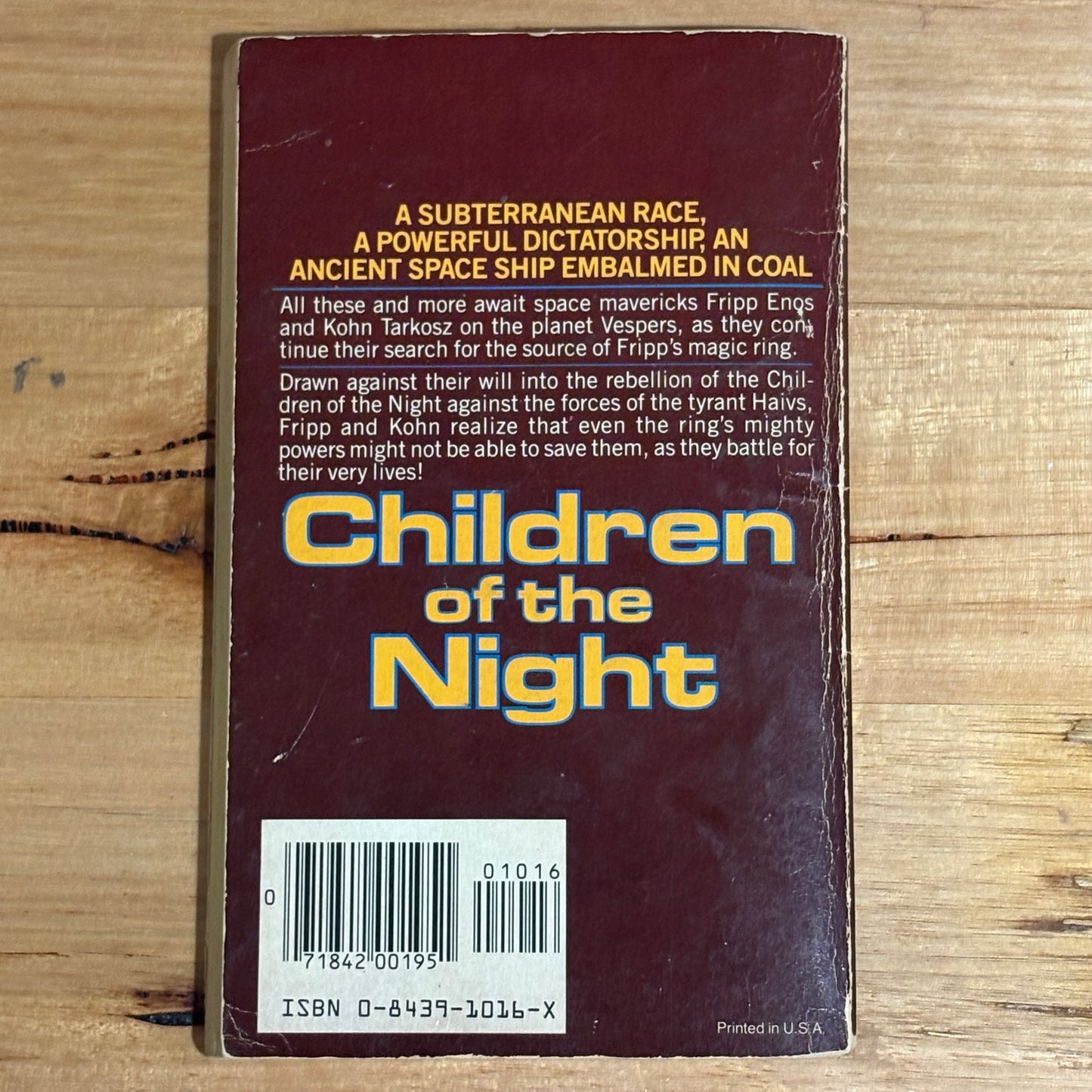Children Of The Night Space Mavericks 2 by Michael Kring Paperback 1981