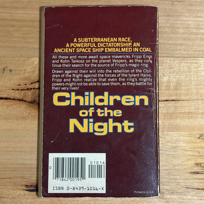 Children Of The Night Space Mavericks 2 by Michael Kring Paperback 1981