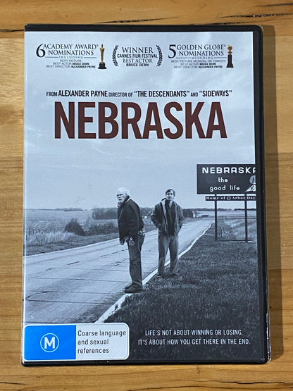 Nebraska DVD Bob Odenkirk Bruce Dern PAL 4 New Sealed