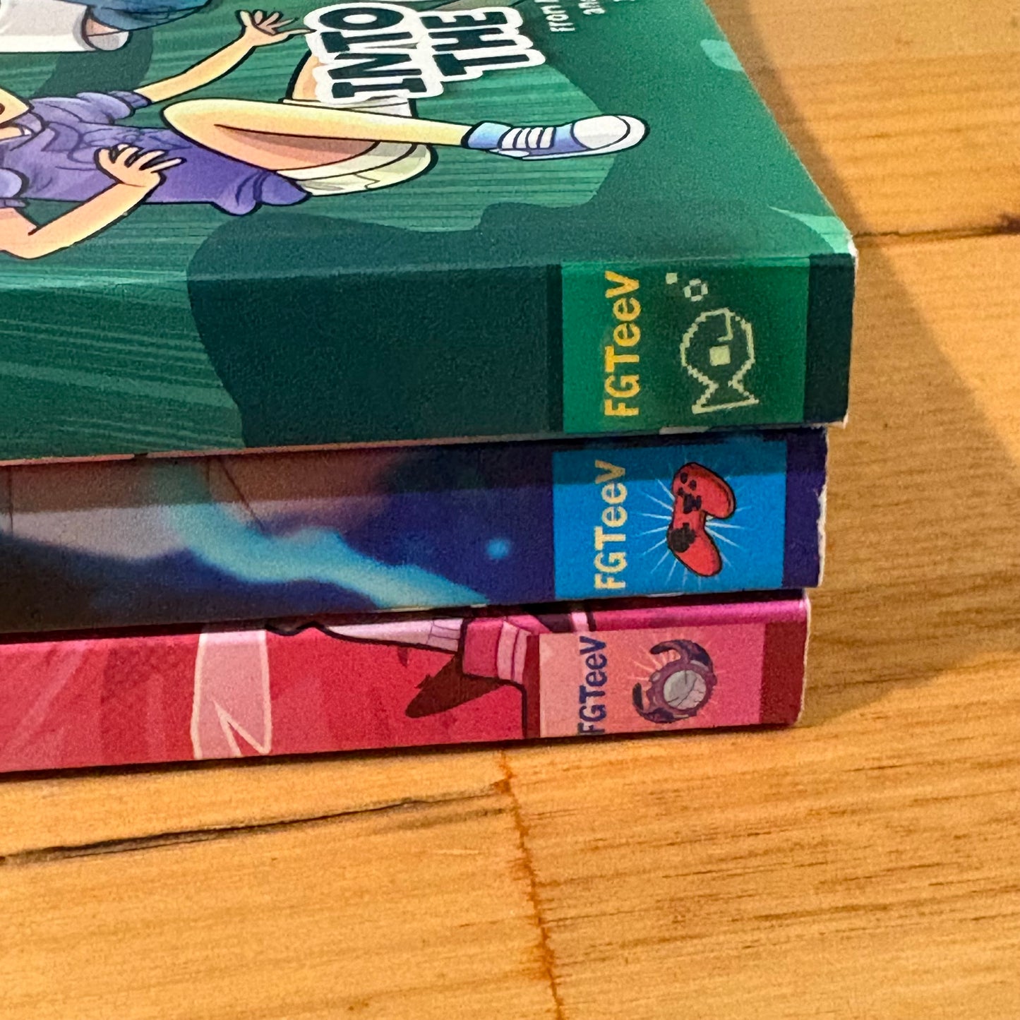 FGTeeV Out Of Time! Saves The World! Into The Game Graphic Novel Bundle