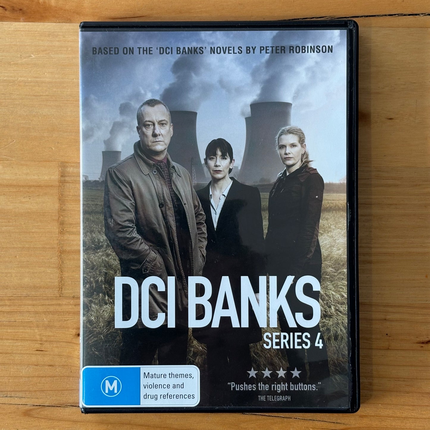 DCI Banks Series 1-5 Complete DVD British Detective Drama 2-Disc PAL 4 VGC