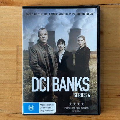 DCI Banks Series 1-5 Complete DVD British Detective Drama 2-Disc PAL 4 VGC