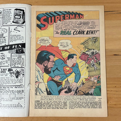 Superman (1939) #198 DC Comics Silver Age Grade FAIR