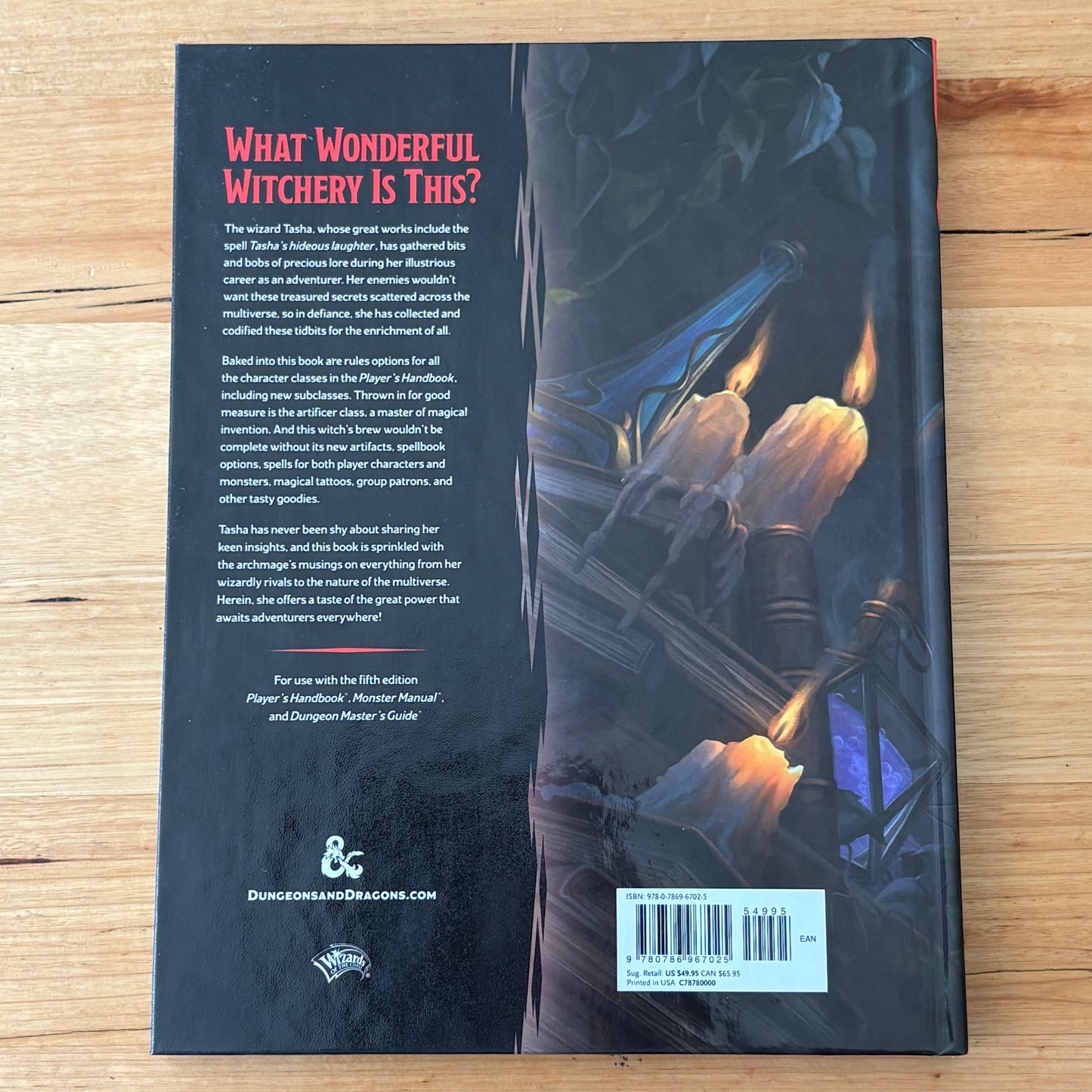 Tasha's Cauldron of Everything Dungeons & Dragons Hardcover 2020 GD