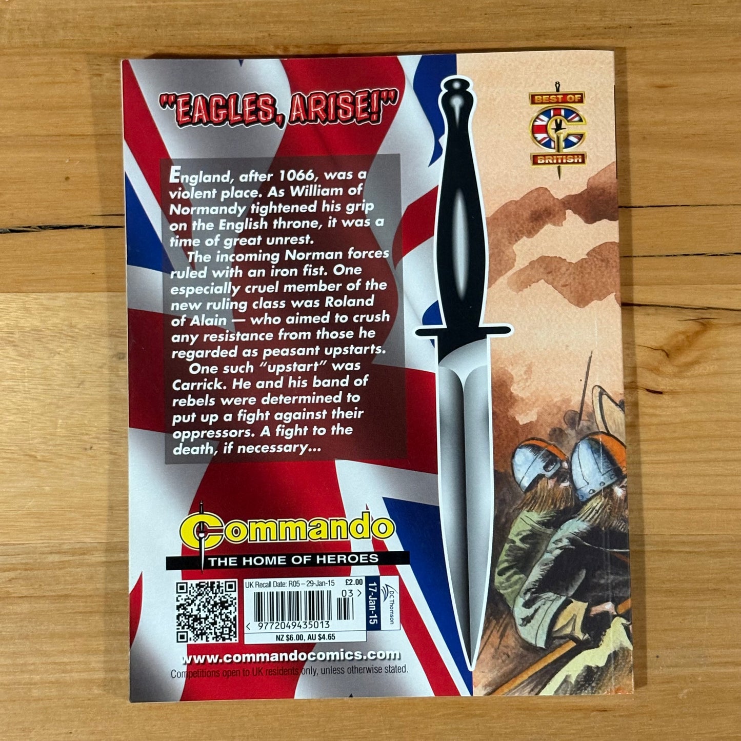 Commando War Comics x 10 Bundle Printed 2015 DC Thomson 047