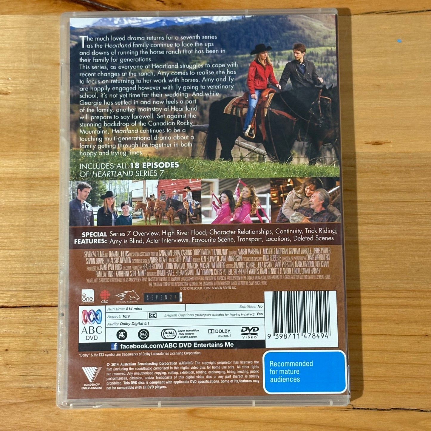 Heartland The Complete 7th and 9th Series DVD 4-Disc Set PAL 4 Series 9 New Sealed