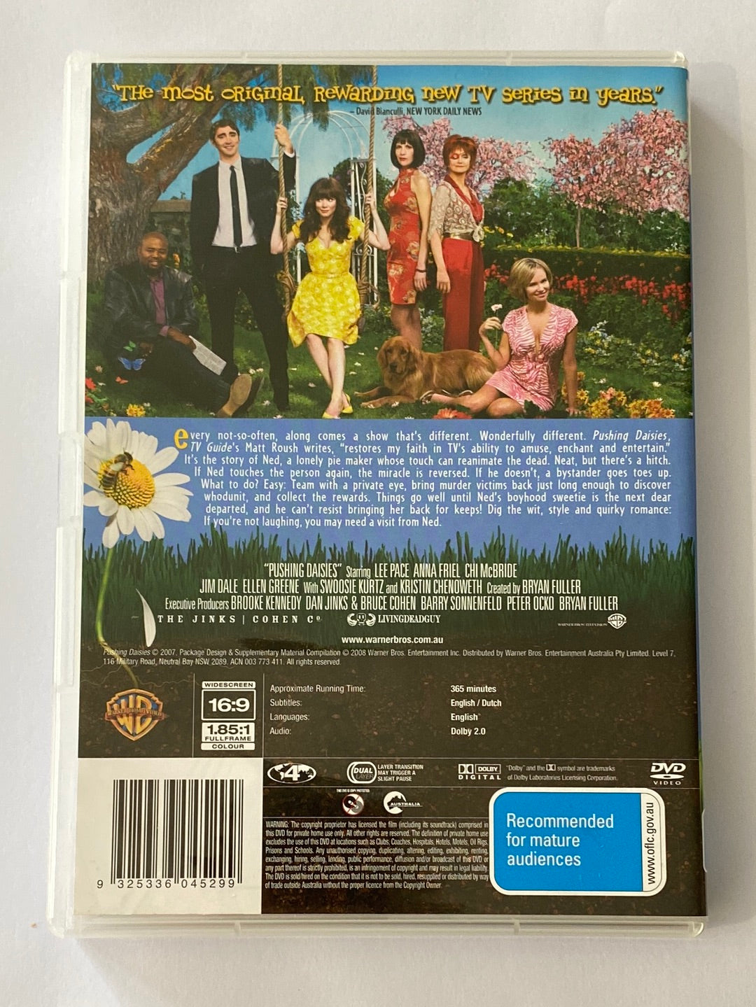 Pushing Daisies The Complete First & Second Seasons DVD Complete Set VGC