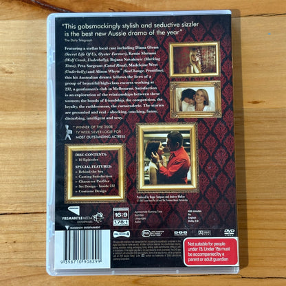 Satisfaction Season 1-3 DVD Complete Series Set PAL 4 VGC