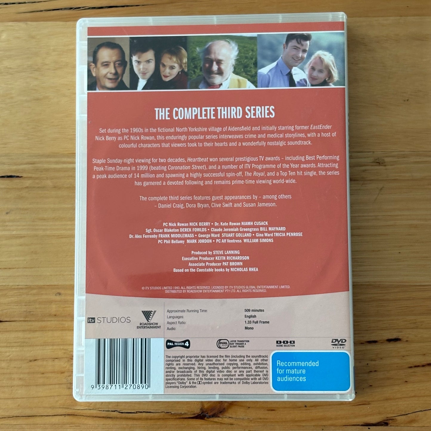 Heartbeat Series 1-7, 16-18 DVD ITV Police Drama Nick Berry VGC