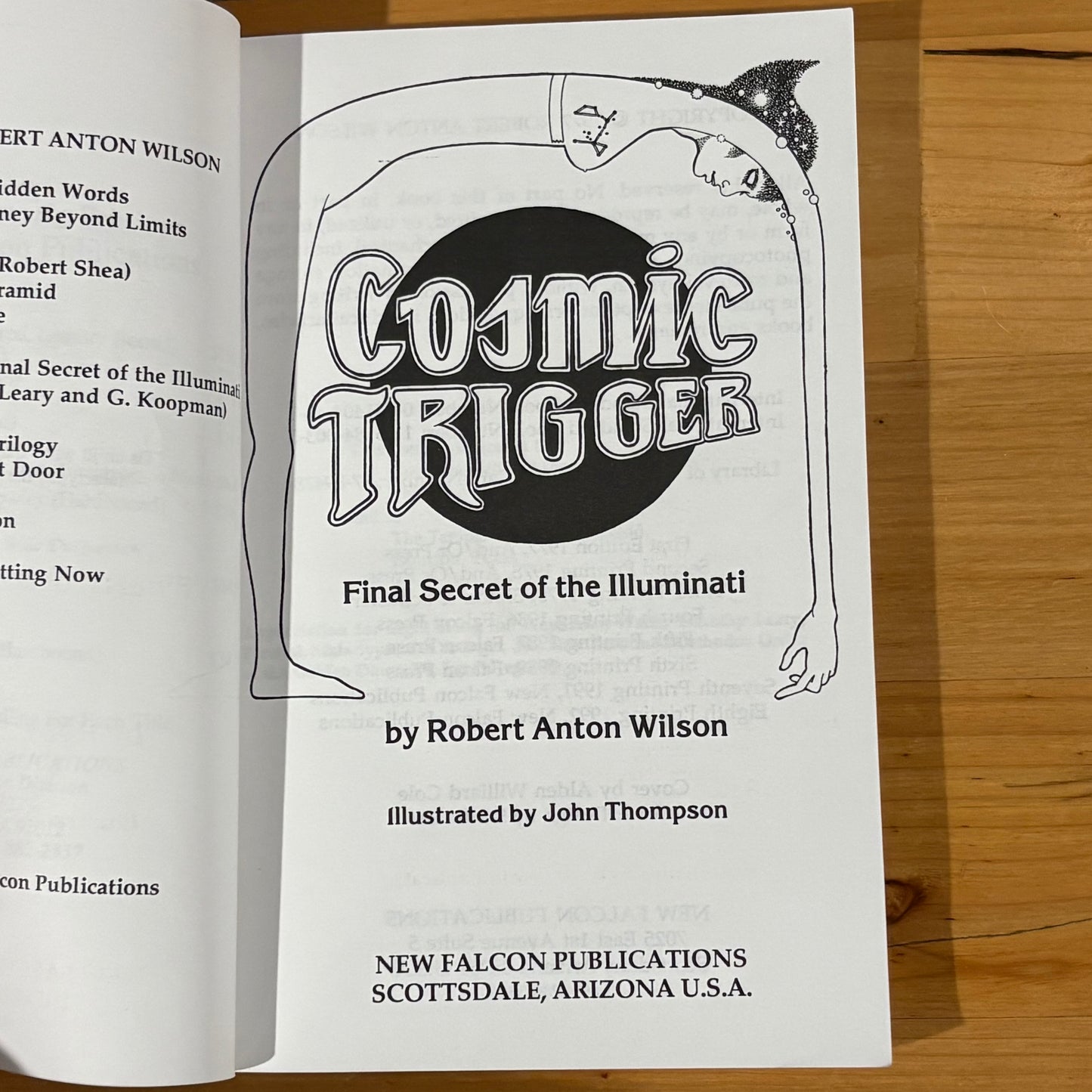 Cosmic Trigger Volume 1 by Robert Anton Wilson Paperback 1992 GD