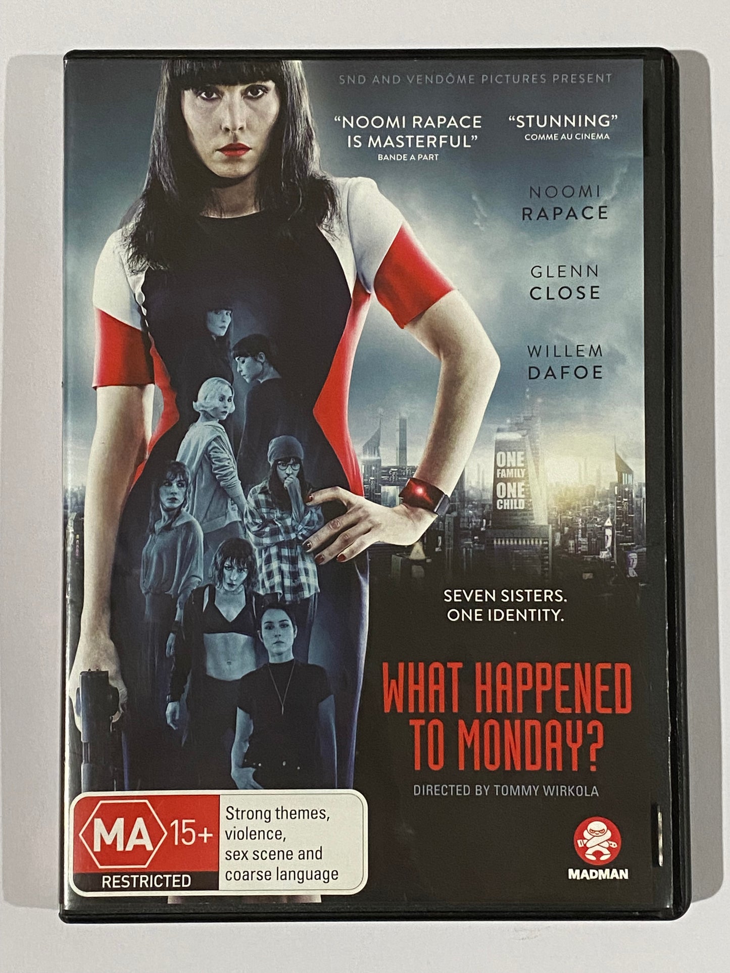 What Happened To Monday? DVD Noomi Rapace Willem Dafoe PAL 4 VGC