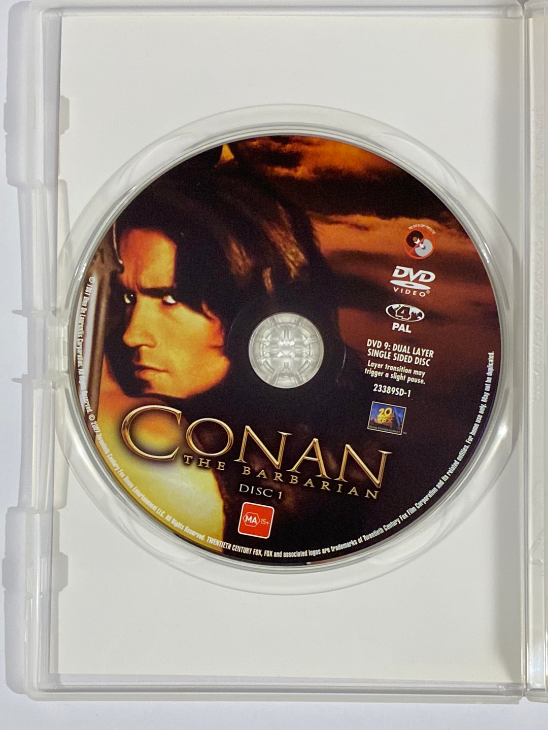 Conan The Barbarian and Conan The Destroyer DVD 2-Disc Set PAL 4 VGC