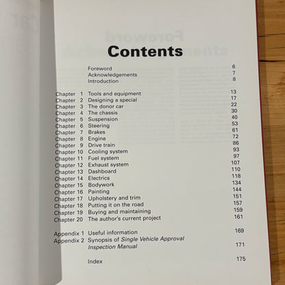 Haynes Car Builder's Manual Design a Car From Scratch Hardcover 2004 GD