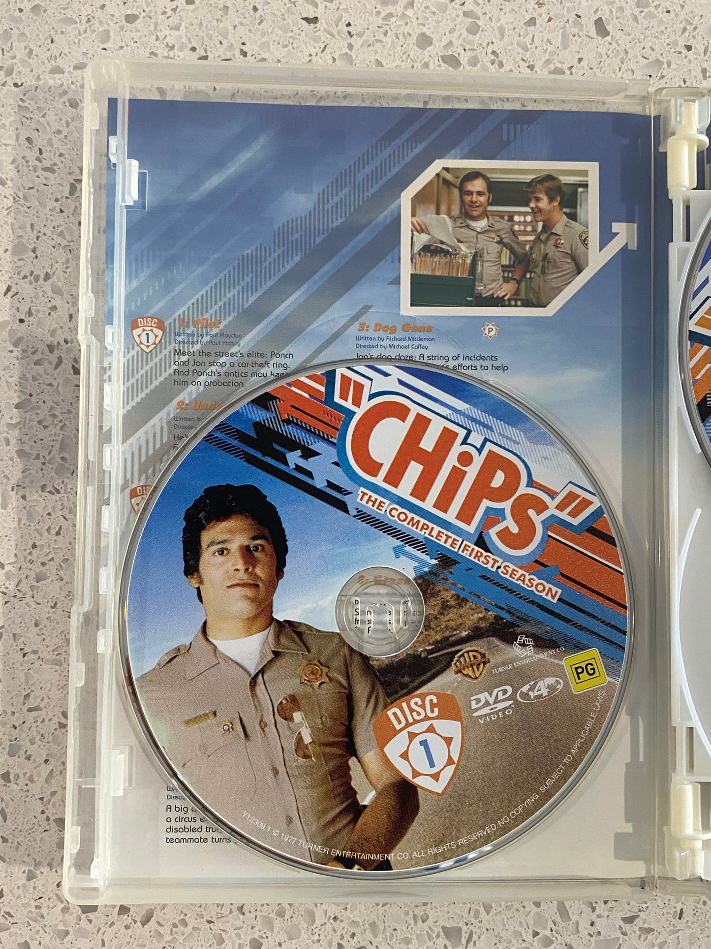 CHiPs Season 1 DVD Classic US Police Show 6-Disc Set VGC