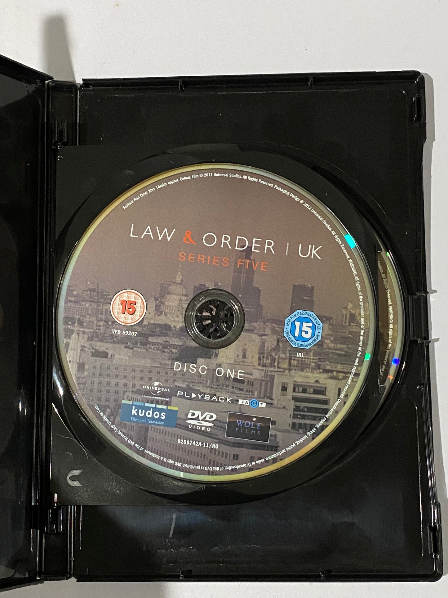 Law & Order UK Series 5 DVD ITV Drama 2-Disc Set PAL 2,4,5 VGC