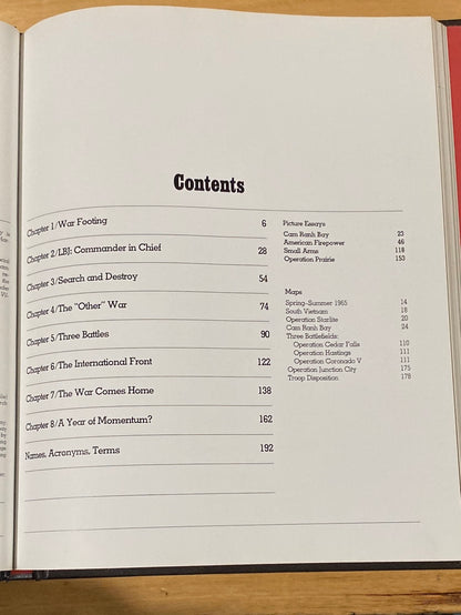 The Vietnam Experience: America Takes Over Hardcover Boston Publishing Company GD