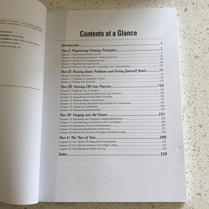 Cognitive Behavioural Therapy Workbook For Dummies 2nd Edition VGC