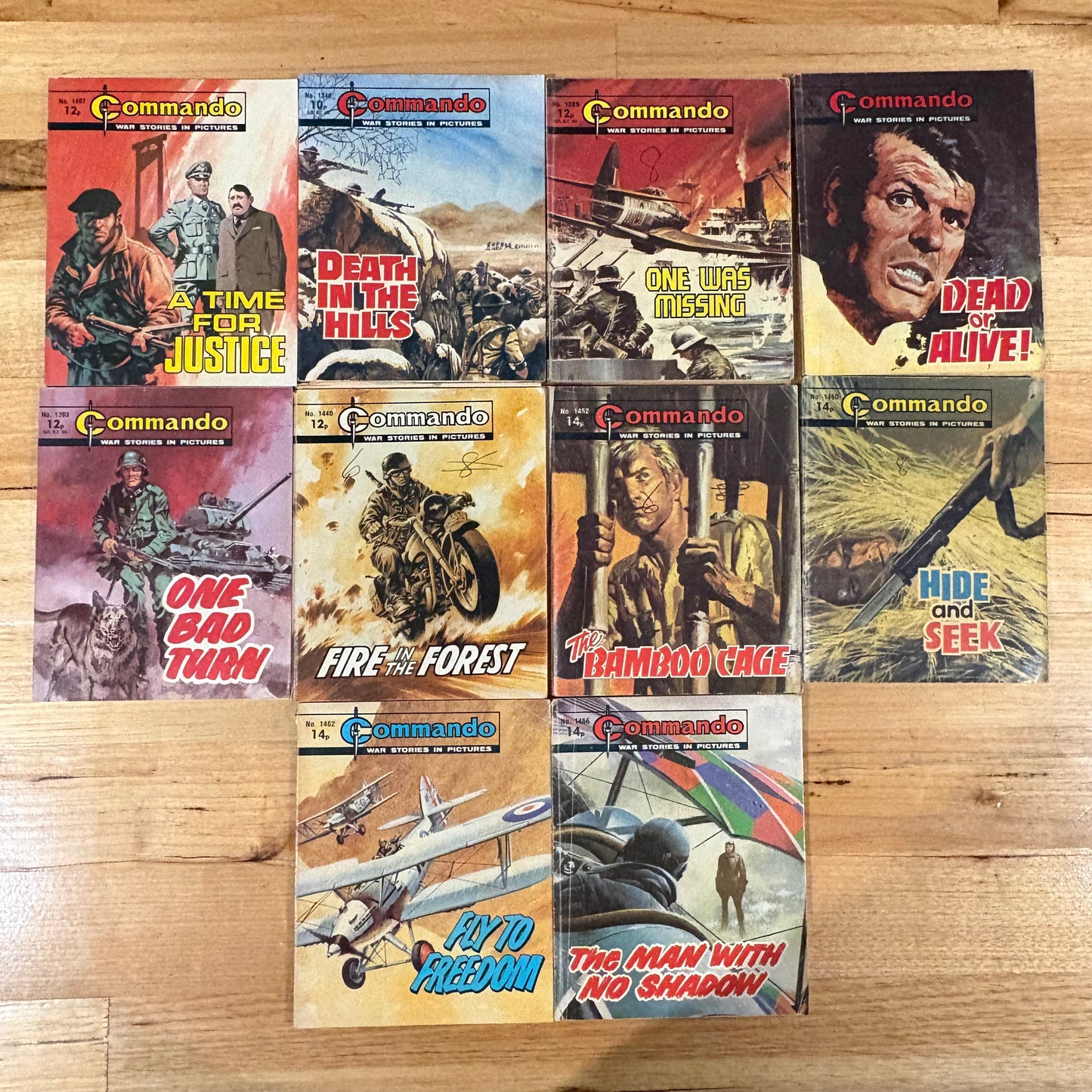 Commando War Comics x 10 Bundle All Published 1979-1980 DC Thomson GD