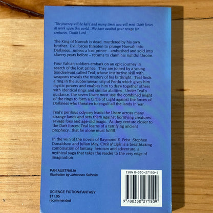 Triad of Darkness Circle of Light by Martin Middleton Fantasy 2 x Paperback GD