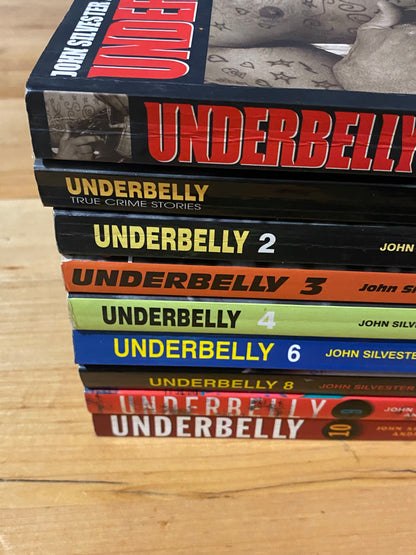 Underbelly Australian True Crime Stories Silvester Rule 9 x Paperbacks GD