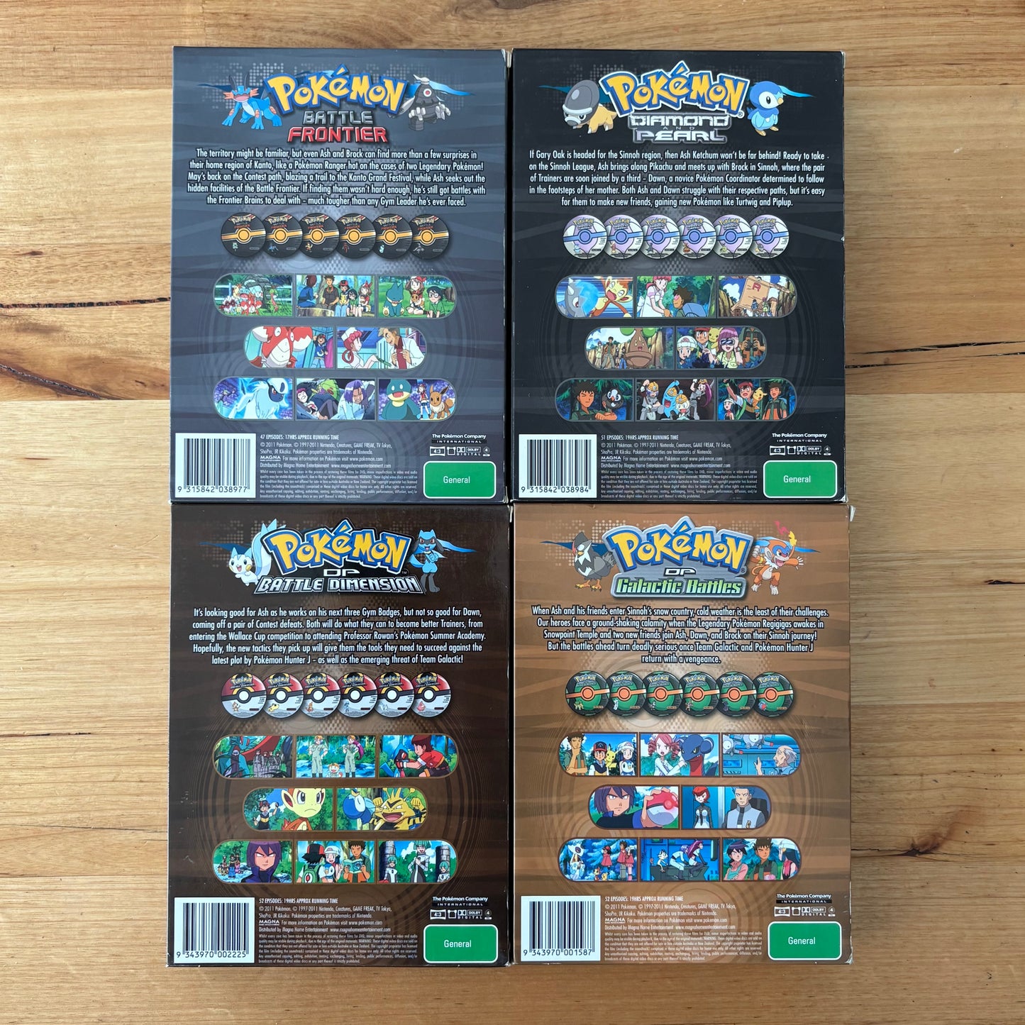 Pokémon DVD Seasons 1-13 Complete Set Animation VGC