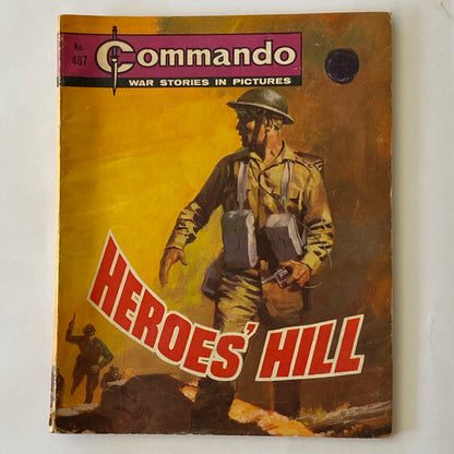 Commando War Comic #487 Heroes’ Hill 1970
