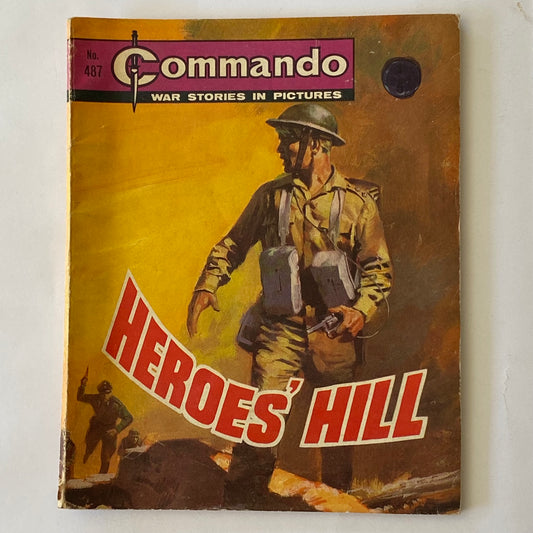 Commando War Comic #487 Heroes’ Hill 1970