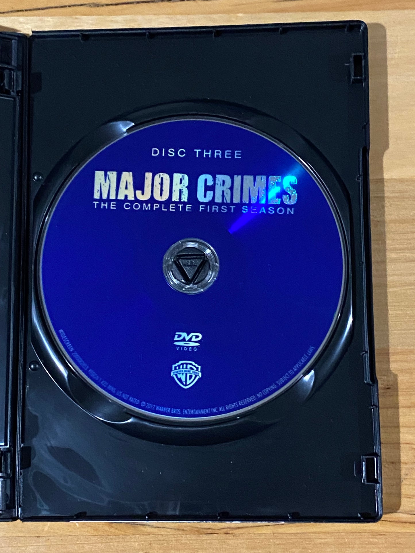 Major Crimes Complete First Season DVD 4-Disc Set NTSC 1 VGC